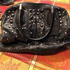 HUGE COACH Purse Shimmery and Studded